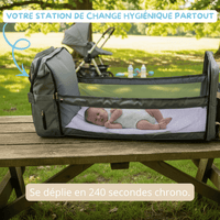 Sac à Dos à Langer Bébé – Le Lit Dépliable NIDOU nidou